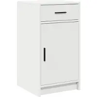 vidaXL Dressoir Wit 40 x 40,5 x 75 cm Bewerkt hout