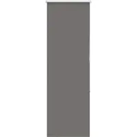 vidaXL Verduisteringsgordijn, grijs, 50x150 cm, stofbreedte 45,7 cm, polyester