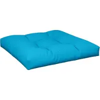 vidaXL Palletkussen 80x80x12 cm stof blauw