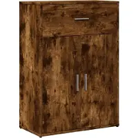 vidaXL Dressoir 60x30x84 cm bewerkt hout gerookt eikenkleurig