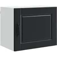 vidaXL Wandkast PORTO Zwart 50 x 31 x 40 cm Bewerkt hout