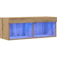 vidaXL Tv-meubelset 80 x 30 x 30 cm artisanaal eikenkleurig