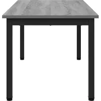 vidaXL Salontafel Grijs Sonoma 100 x 50 x 45 cm Bewerkt hout