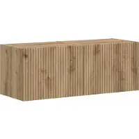 vidaXL TV Wandkast 2 st Ambachtelijk Eiken Bewerkt hout