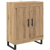 vidaXL Highboard 2 st Artisan Eiken 69,5 x 34 x 180 cm