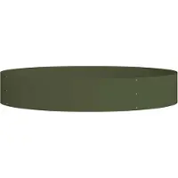 vidaXL Plantenring Olijf Groen 120 x 120 x 20 cm Koudgewalst staal