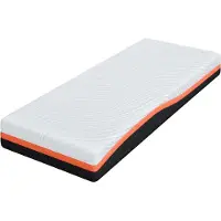 vidaXL Matras Wit en Zwart 80 x 200 cm Jacquard stof