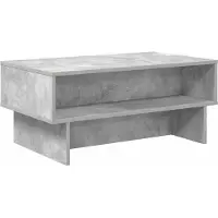 vidaXL Salontafel Beton Grijs 80 x 46 x 35 cm Bewerkt hout