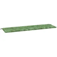 vidaXL Bank Kussen Oxford Stof Blad Design 150 x 50 x 3 cm