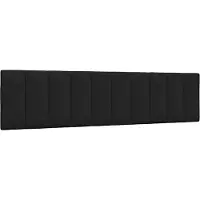 vidaXL Hoofdbordkussen "Hanko" 200 cm stof zwart