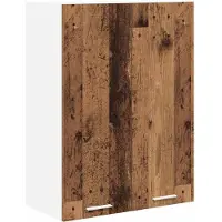 vidaXL Hangkast Oudhout 60 x 31 x 80 cm Bewerkt hout