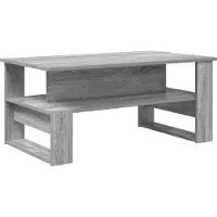vidaXL Salontafel Grijs Sonoma 90 x 50 x 40 cm Bewerkt hout