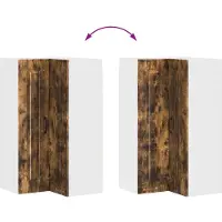 vidaXL Vaatwasserpaneel Kalmar Rook Eiken 57 x 57 x 100 cm