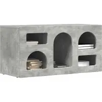 vidaXL TV Kast ELST 80 x 35 x 40 cm Beton Grijs Bewerkt hout