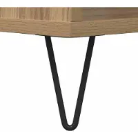 vidaXL Salontafel artisanaal eikenkleurig 60 x 50 x 40 cm Bewerkt hout