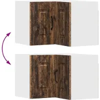 vidaXL Vaatwasserpaneel Kalmar Oudhout 57 x 57 x 40 cm Bewerkt hout