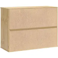 vidaXL Kast SKI HoningBruin 80 x 32 x 60 cm Massief grenenhout