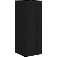 vidaXL TV Wandkast 30 x 31 x 80 cm Zwart Bewerkt hout