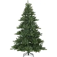 vidaXL Kunstmatige Hinged Kerstboom Groen 180 cm PVC, staal