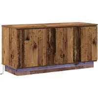 vidaXL TV Kast 100 x 38 x 49 cm Oud Hout Bewerkt hout