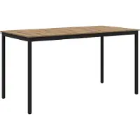 vidaXL Staande Bartafel Bewerkt hout Rechthoekig
