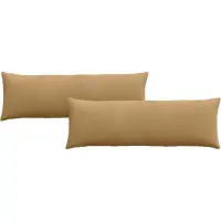 vidaXL Zitkussens 2 pcs Bruin 120 x 40 cm Corduroy stof
