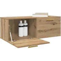 vidaXL Wandkast 100 x 36.5 x 35 cm Bewerkt hout