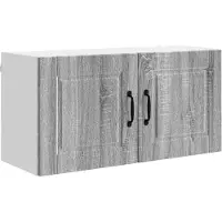 vidaXL Wandkast PORTO Grijs Sonoma 80 x 31 x 40 cm Bewerkt hout