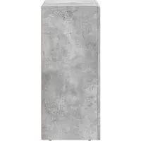 vidaXL Dressoir ELST Beton Grijs 59 x 35 x 80.5 cm Bewerkt hout