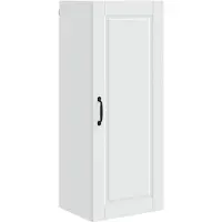 vidaXL Wandkast PORTO Wit 40 x 31 x 100 cm Bewerkt hout