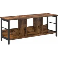vidaXL Boekenplank 3-laags 82 x 32 x 144.5 cm Bewerkt hout Rook Eiken