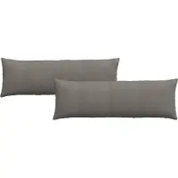 vidaXL Zitkussens 2 pcs Lichtgrijs 120 x 40 cm Corduroy stof