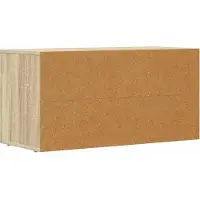 vidaXL TV Kast ELST 80 x 35 x 40 cm Sonoma Eik Bewerkt hout