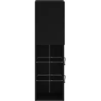 vidaXL Tv-meubelset 30,5 x 30 x 102 cm Zwart Eiken Bewerkt hout