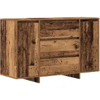 vidaXL Dressoir Oudhout 120 x 41 x 75 cm Bewerkt hout