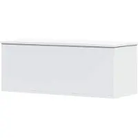 vidaXL Opbergbox 90x35x35 cm bewerkt hout wit