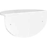 vidaXL Wandplank Muurmontage Hoogglans wit 38 x 19 x 19 cm