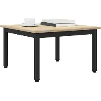vidaXL Salontafel Sonoma 60 x 60 x 36 cm Bewerkt hout