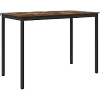 vidaXL Staande Bartafel Bewerkt hout Rechthoekig