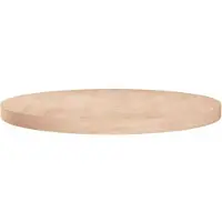 vidaXL Tafelblad rond Ø80x4 cm onbehandeld massief eikenhout