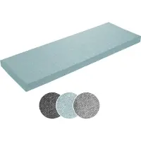 Sleepling bankkussen - zitkussen 150x50 cm - geschikt voor outdoor & indoor - antislip onderzijde - Made in EU - 150 x 50 x 5 cm - turquoise