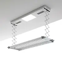 Foxydry 122 cm PRO electrisch plafonddroogrek met verwarming - 122 X 53 X 25 cm