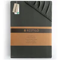 Restilo Amber Jersey Hoeslaken - Grafiet - 140-160x200cm