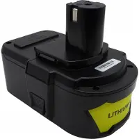 ELECTRONICA 4U Accubatterij vervanging voor 8,0 Ah 18 V accubatterij, geschikt voor Ryobi One+ systemen