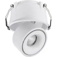 LIGHT IMPRESSIONS 565343 Uni II LED-inbouwlamp Energielabel: F (A - G) COB LED LED vast ingebouwd 12 W Signaalwit (RAL 9003)