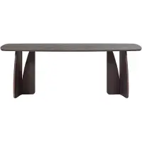 Fonq Oakline Curve Eettafel B 220 cm - Mystic Brown