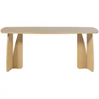 Fonq Oakline Curve Eettafel B 180 cm - Natural