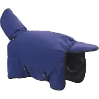 vidaXL Paardendeken Volledig marineblauw 135 cm Polyester
