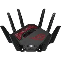 Asus ROG Rapture GT-BE19000 draadloze router multi-gigabit ethernet tri-band (2,4 GHz / 5 GHz / 6 GHz) zwart, rood