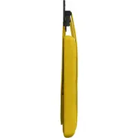 vidaXL Hangend hoofdbord Geel Fluweel